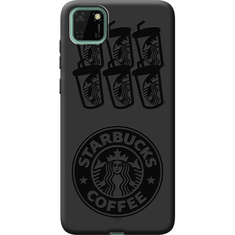 Черный чехол BoxFace Huawei Y5p Black Coffee
