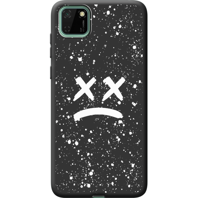 Черный чехол BoxFace Huawei Y5p Sad Way