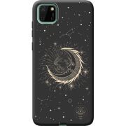 Черный чехол BoxFace Huawei Y5p Moon