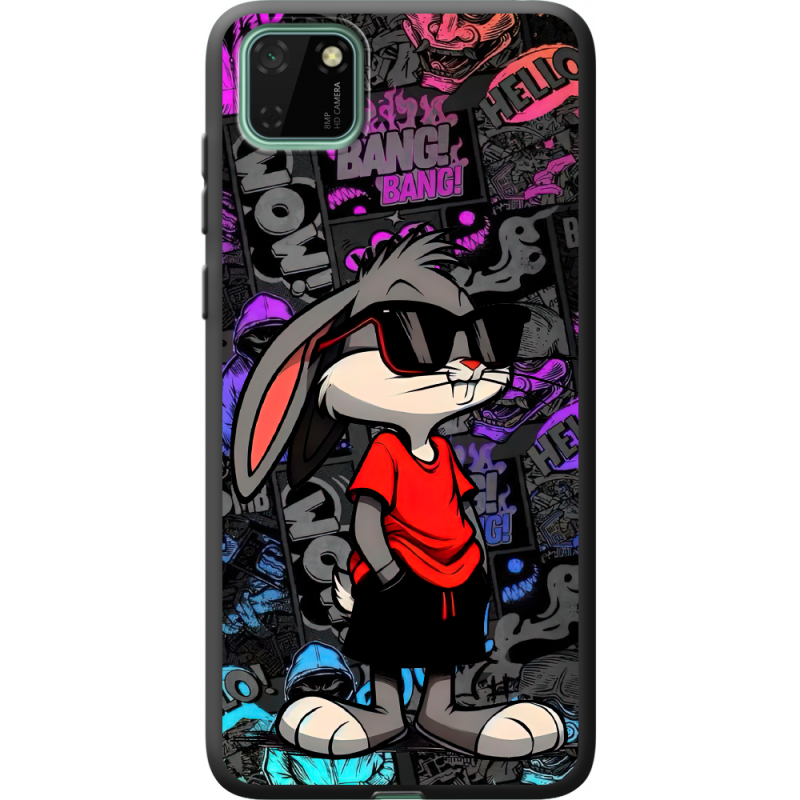 Черный чехол BoxFace Huawei Y5p Малий вухань