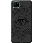 Черный чехол BoxFace Huawei Y5p Eye