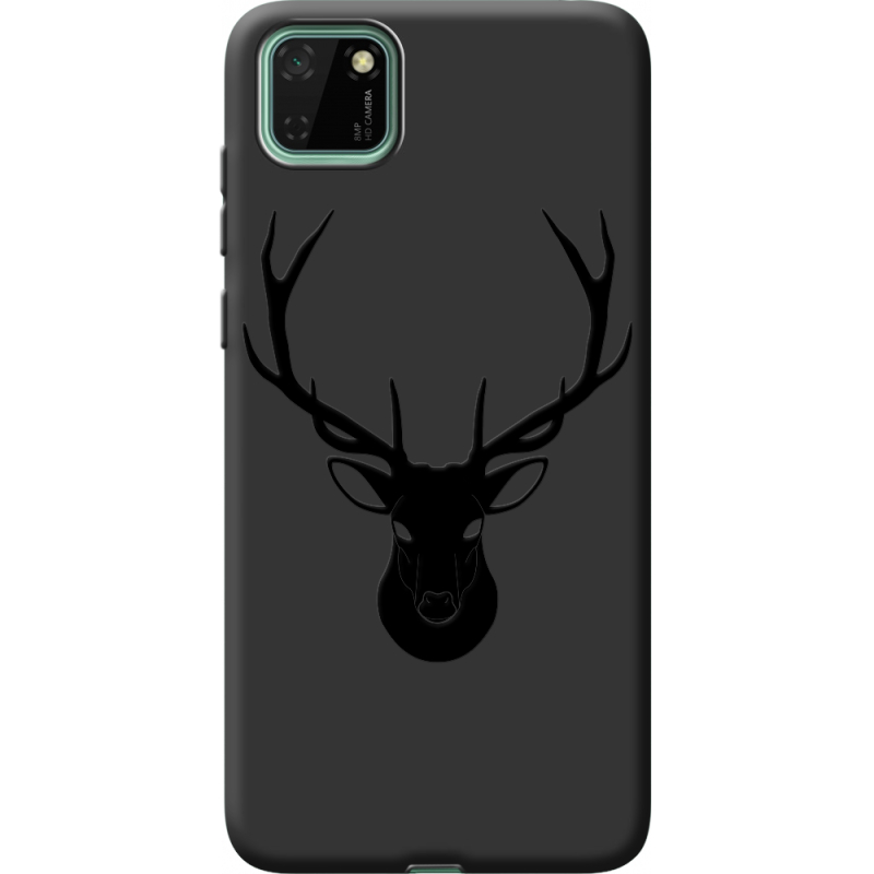 Черный чехол BoxFace Huawei Y5p Deer