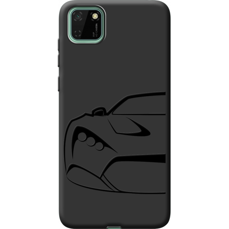 Черный чехол BoxFace Huawei Y5p Sportcar