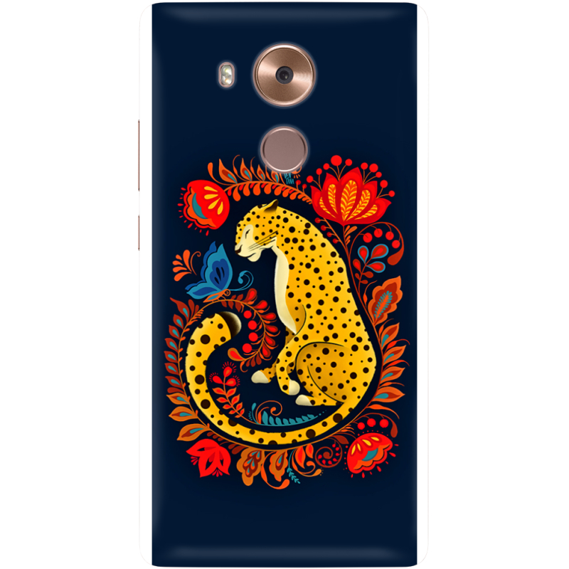 Чехол Uprint Huawei Mate 8 Petrykivka Leopard