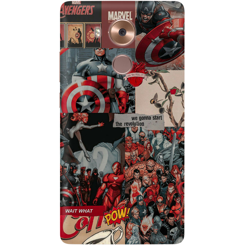 Чехол Uprint Huawei Mate 8 Marvel Avengers