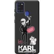 Черный чехол BoxFace Samsung A217 Galaxy A21s For Karl