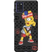 Черный чехол BoxFace Samsung A217 Galaxy A21s Yellow Fun