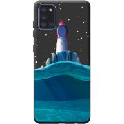 Черный чехол BoxFace Samsung A217 Galaxy A21s Lighthouse