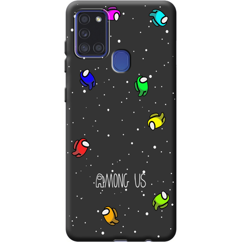 Черный чехол BoxFace Samsung A217 Galaxy A21s Among Us Invisible