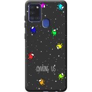 Черный чехол BoxFace Samsung A217 Galaxy A21s Among Us Invisible