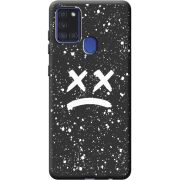 Черный чехол BoxFace Samsung A217 Galaxy A21s Sad Way