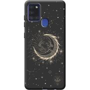 Черный чехол BoxFace Samsung A217 Galaxy A21s Moon