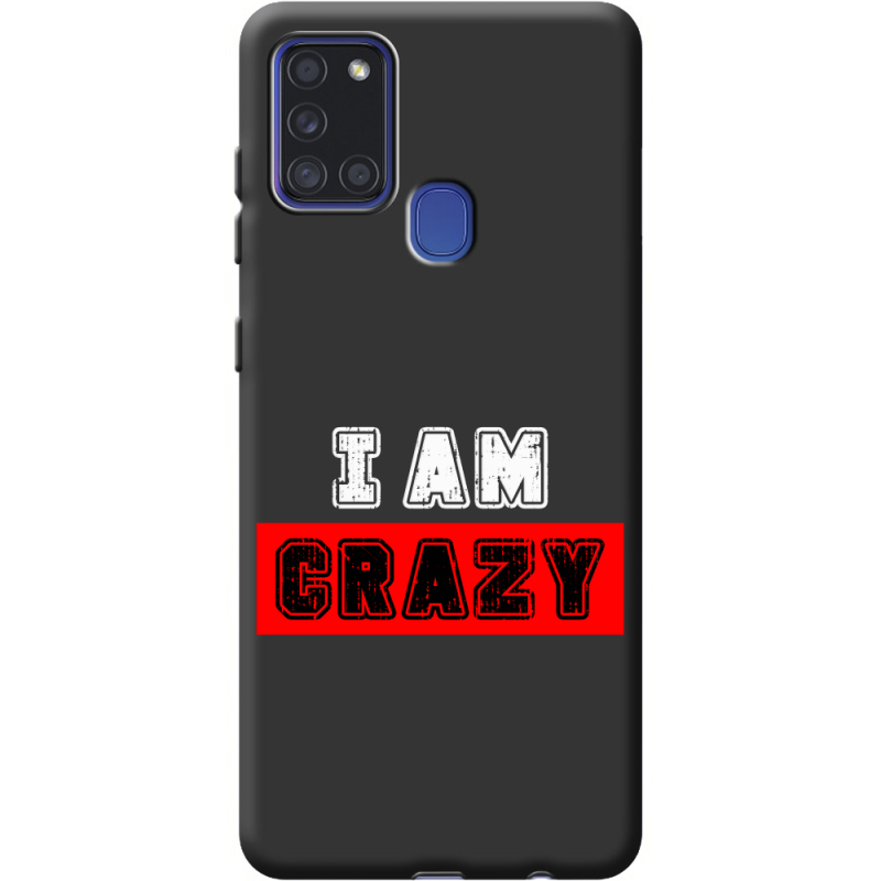 Черный чехол BoxFace Samsung A217 Galaxy A21s I'm Crazy