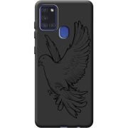 Черный чехол BoxFace Samsung A217 Galaxy A21s Dove