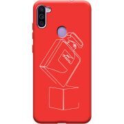 Красный чехол BoxFace Samsung A115 Galaxy A11 