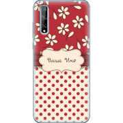 Чехол BoxFace Huawei P Smart S Именной Polka Dots