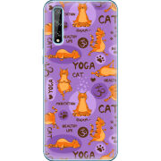 Чехол BoxFace Huawei P Smart S Yoga Cat