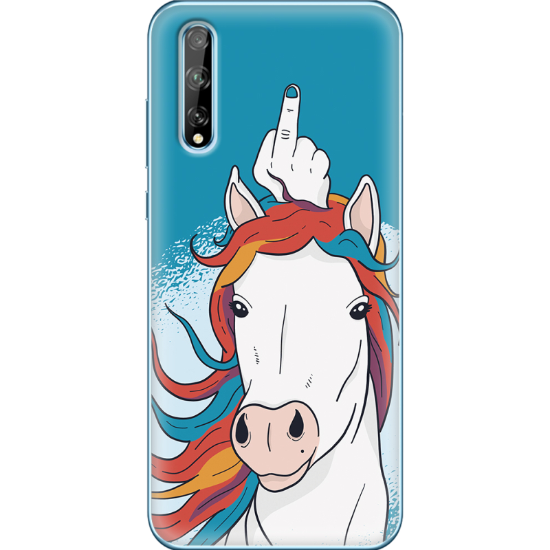 Чехол BoxFace Huawei P Smart S Fuck Unicorn