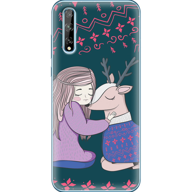 Чехол BoxFace Huawei P Smart S Girl and deer