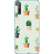 Чехол BoxFace Huawei P Smart S L-green Cacti