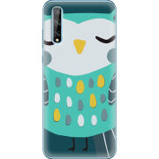 Чехол BoxFace Huawei P Smart S Green Owl