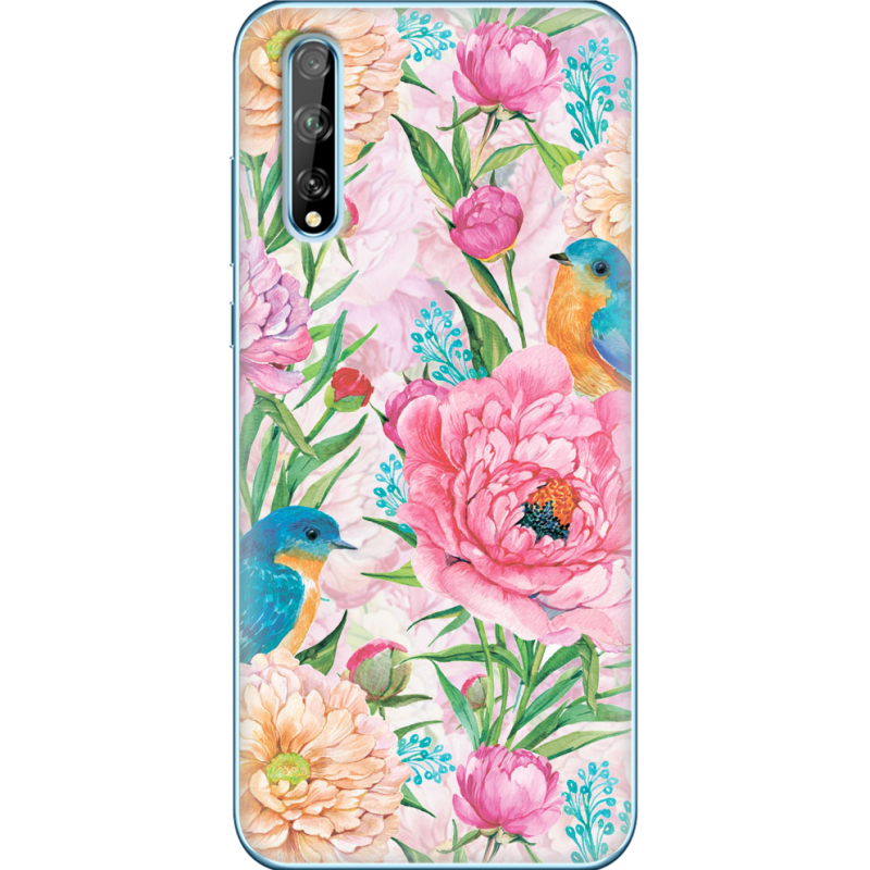 Чехол BoxFace Huawei P Smart S Birds in Flowers