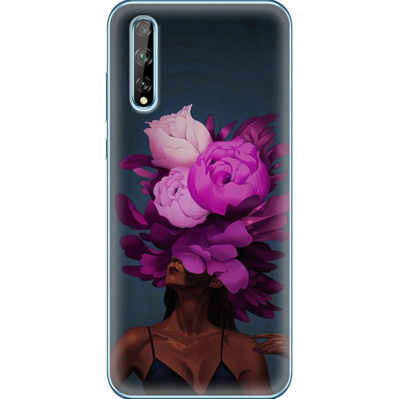 Чехол BoxFace Huawei P Smart S Exquisite Purple Flowers