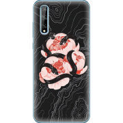 Чехол BoxFace Huawei P Smart S Snake Rose