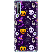 Чехол BoxFace Huawei P Smart S Halloween Purple Mood