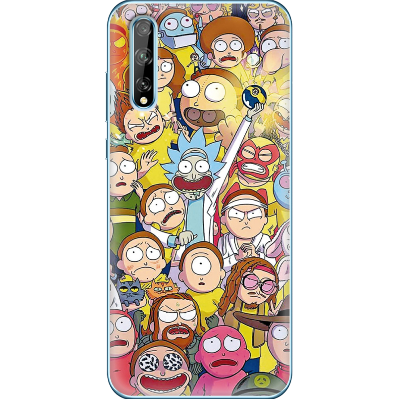 Чехол BoxFace Huawei P Smart S Rick and Morty