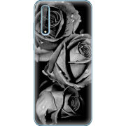 Чехол BoxFace Huawei P Smart S Black and White Roses