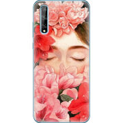 Чехол BoxFace Huawei P Smart S Girl in Flowers