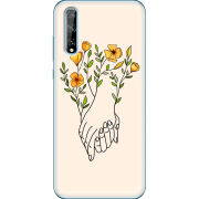 Чехол BoxFace Huawei P Smart S Flower Hands