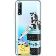 Прозрачный чехол BoxFace Huawei P Smart S City Girl