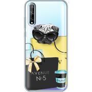 Прозрачный чехол BoxFace Huawei P Smart S Fashion Pug