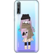 Прозрачный чехол BoxFace Huawei P Smart S Winter Morning Girl