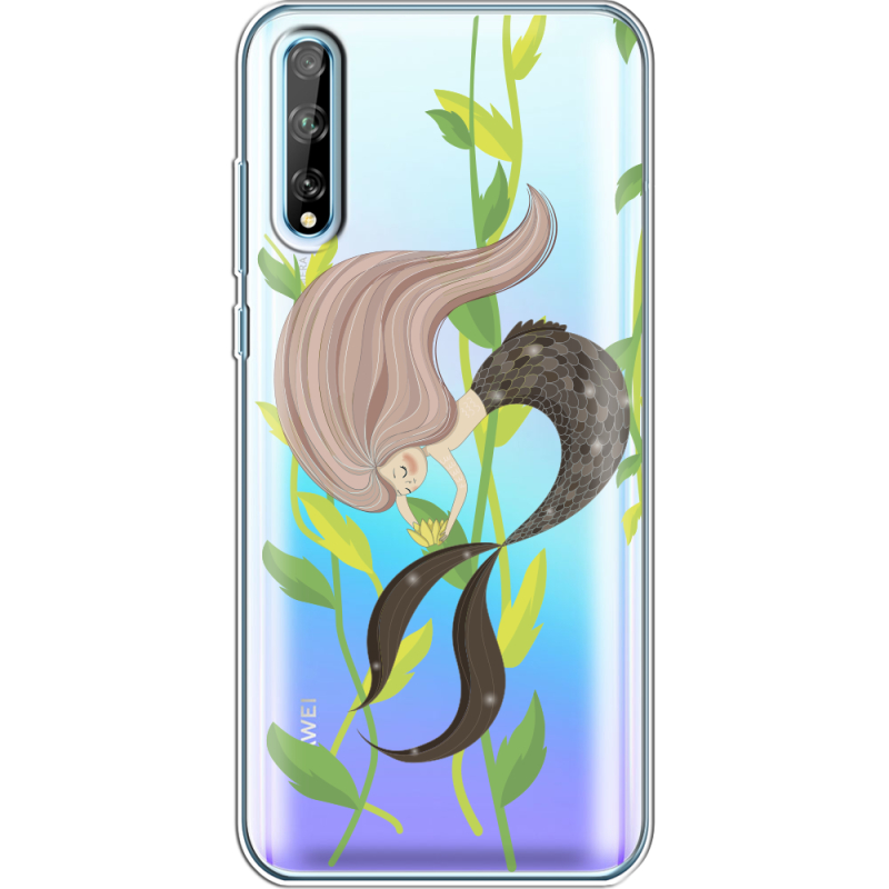 Прозрачный чехол BoxFace Huawei P Smart S Cute Mermaid