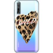 Прозрачный чехол BoxFace Huawei P Smart S Wild Love