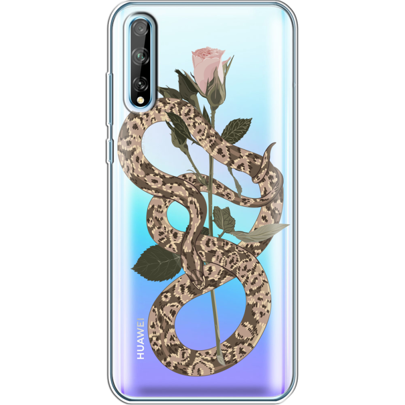 Прозрачный чехол BoxFace Huawei P Smart S Glamor Snake