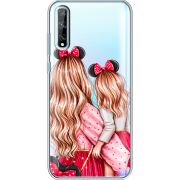 Прозрачный чехол BoxFace Huawei P Smart S Mouse Girls