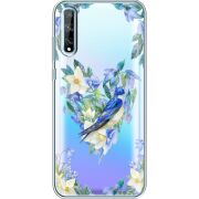 Прозрачный чехол BoxFace Huawei P Smart S Spring Bird