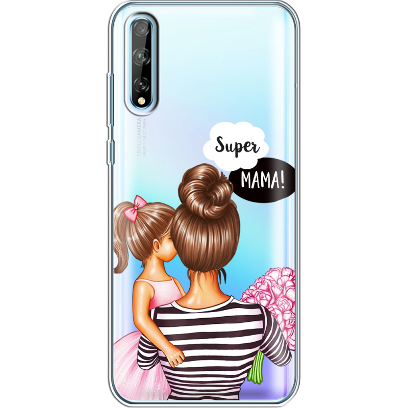 Прозрачный чехол BoxFace Huawei P Smart S Super Mama and Daughter