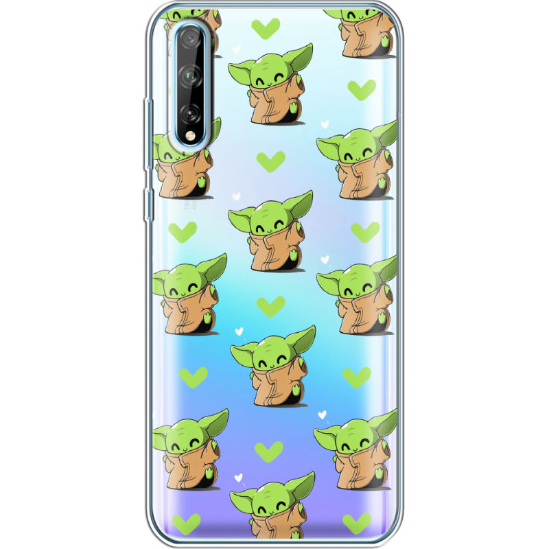 Прозрачный чехол BoxFace Huawei P Smart S Pattern Baby Yoda