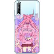 Прозрачный чехол BoxFace Huawei P Smart S Wiked Lady