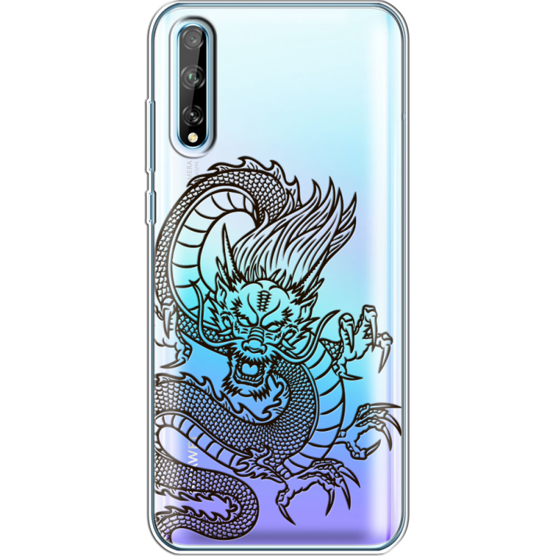 Прозрачный чехол BoxFace Huawei P Smart S Chinese Dragon