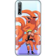 Прозрачный чехол BoxFace Huawei P Smart S Naruto and Kurama