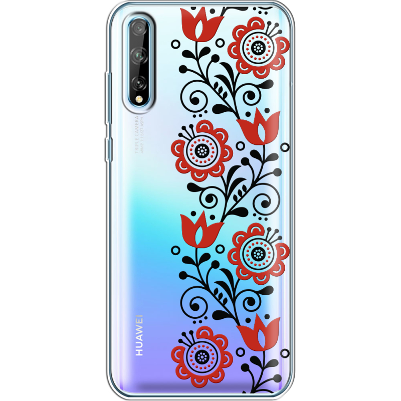 Прозрачный чехол BoxFace Huawei P Smart S Ethno Ornament