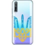 Прозрачный чехол BoxFace Huawei P Smart S Gold Trident