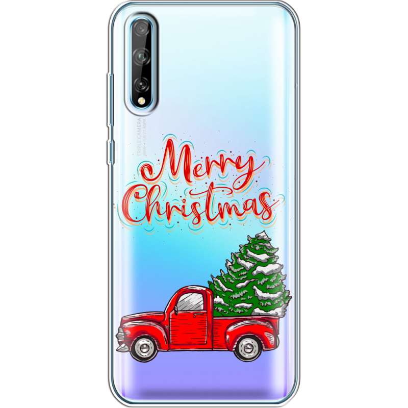 Прозрачный чехол BoxFace Huawei P Smart S Holiday Car