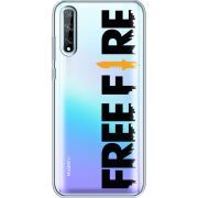 Прозрачный чехол BoxFace Huawei P Smart S Free Fire Black Logo